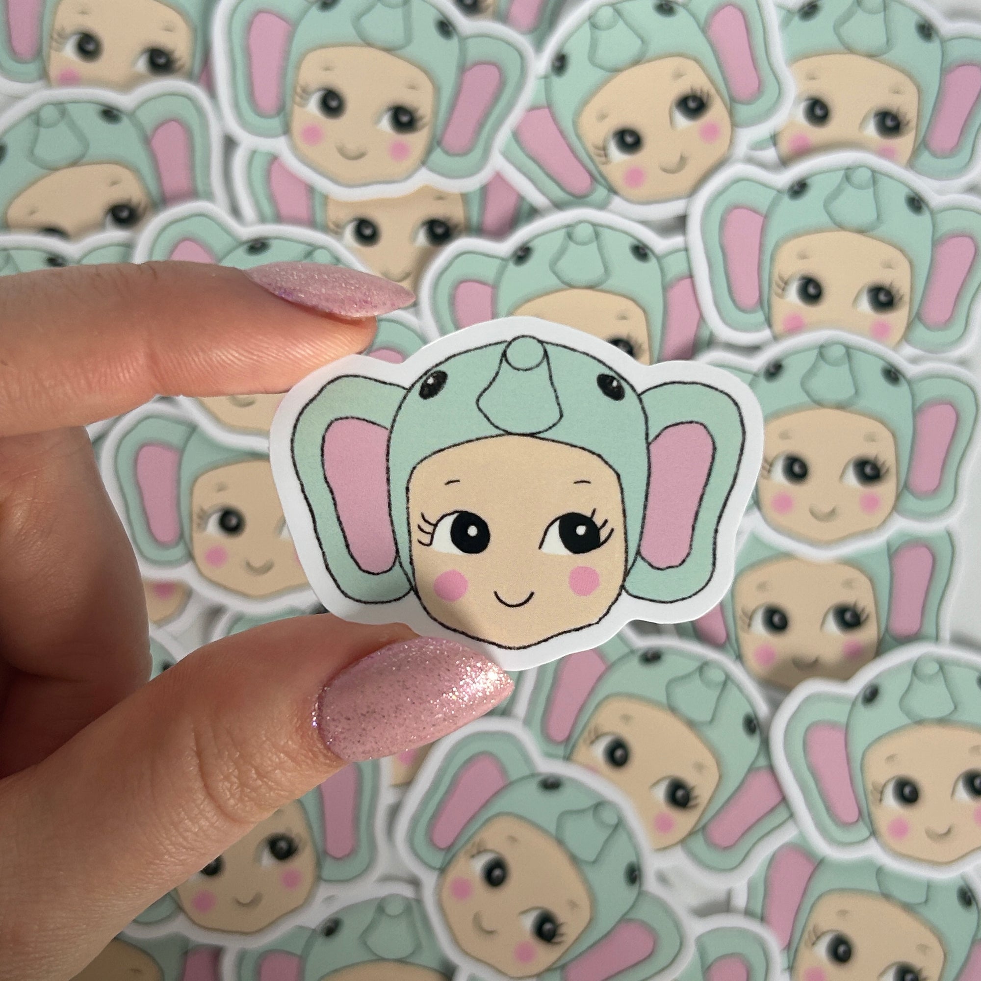 Sticker Baby Éléphant