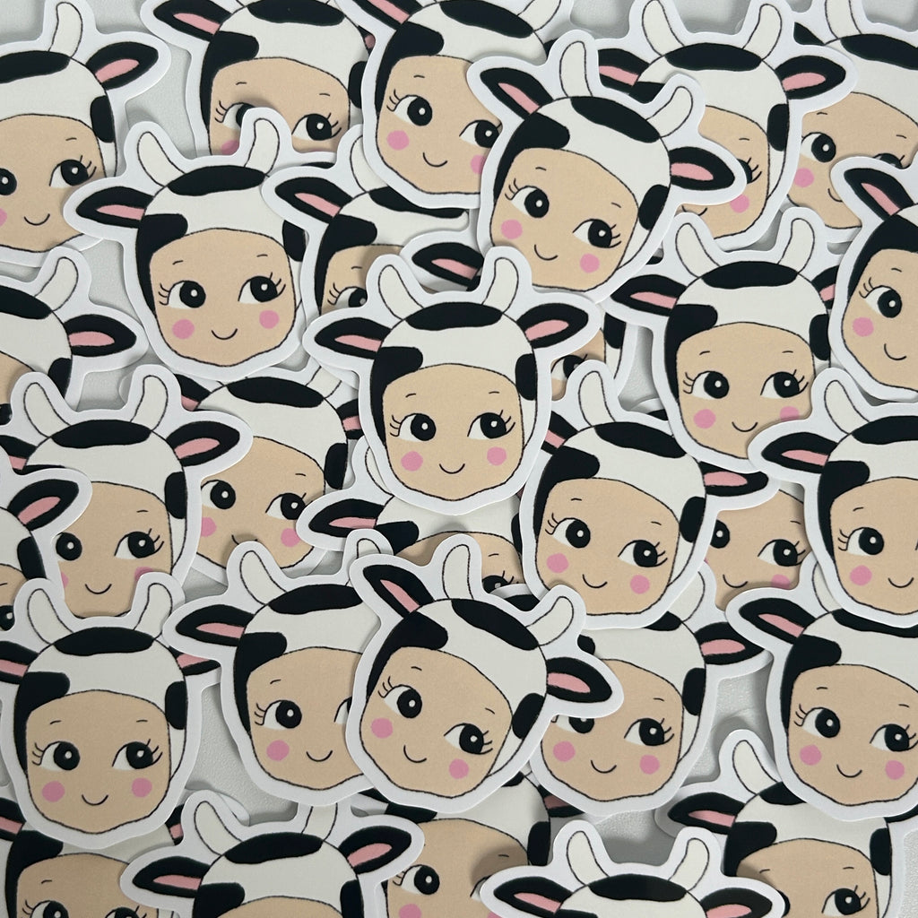 Sticker Baby Vache