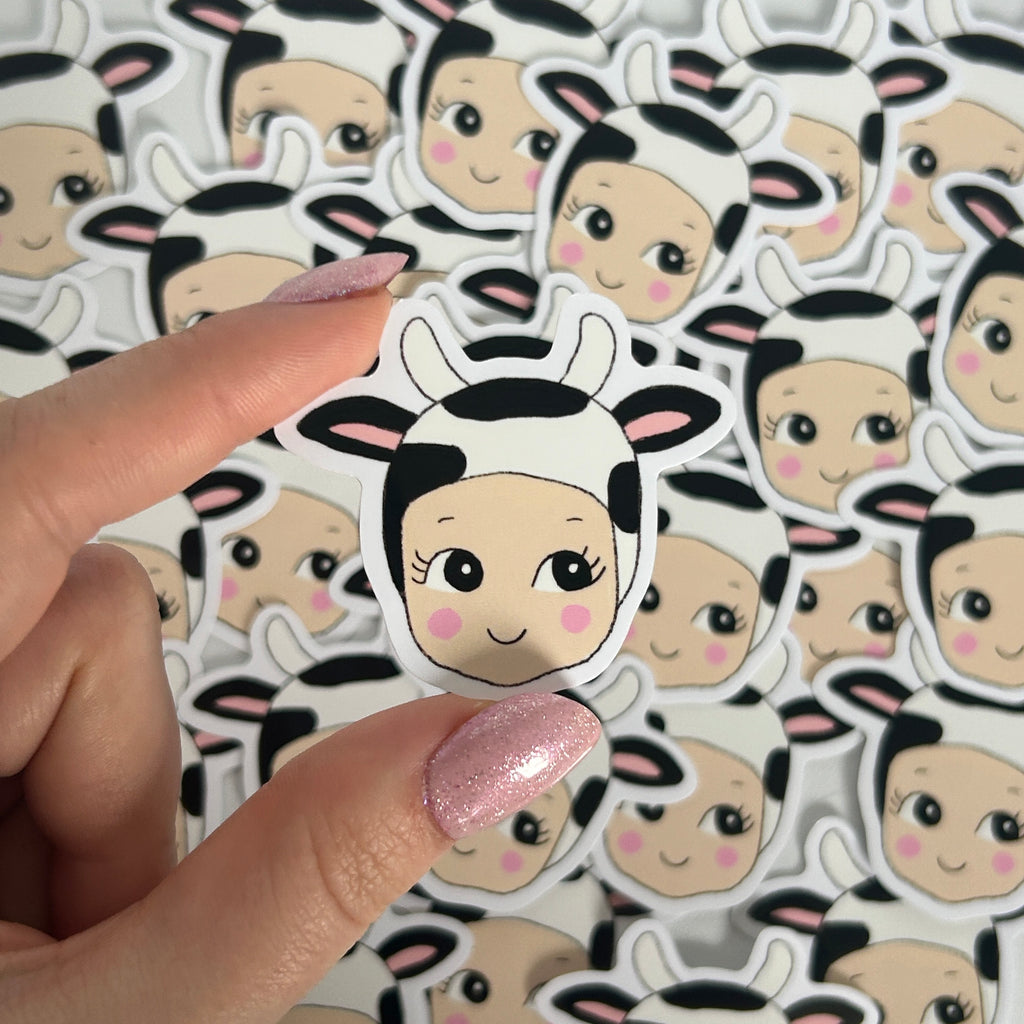 Sticker Baby Vache