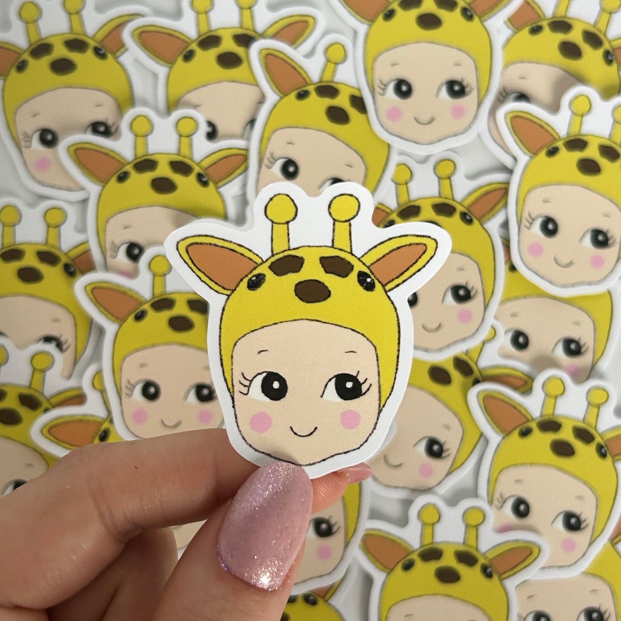 Sticker Baby Girafe