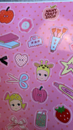 Planche stickers A5 Anniversaire 🎂