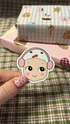 Sticker Bébé Bohnomme de neige ⛄️