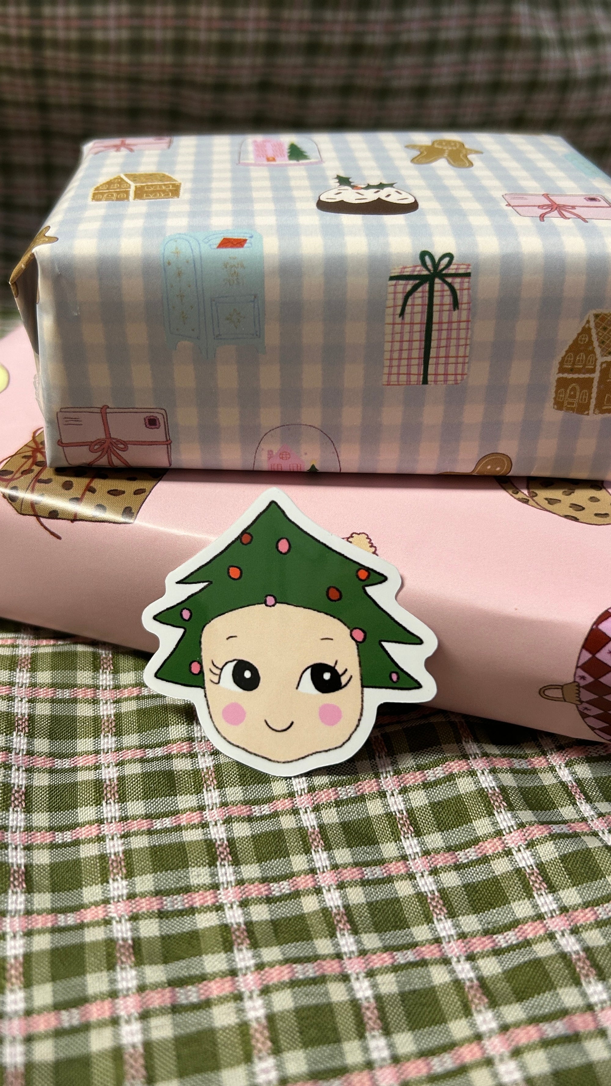 Sticker Bébé Sapin de Noël 🎄