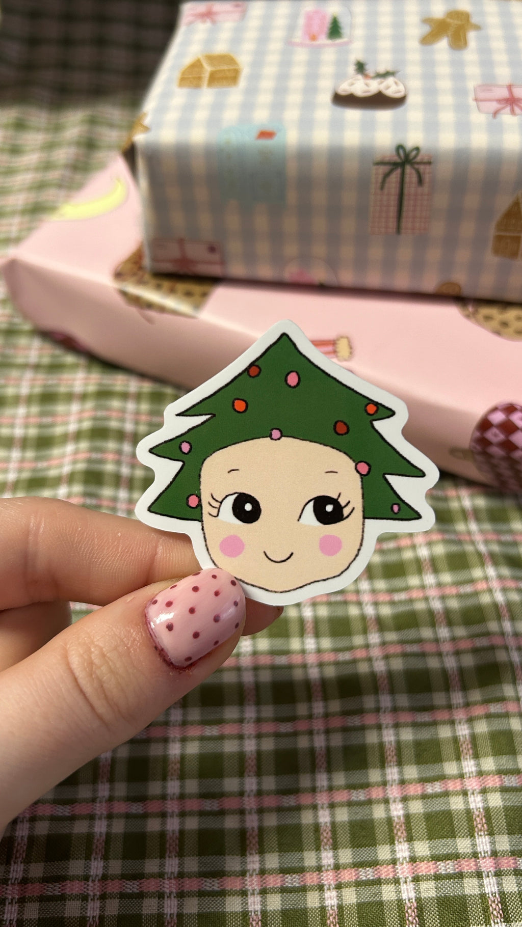 Sticker Bébé Sapin de Noël 🎄