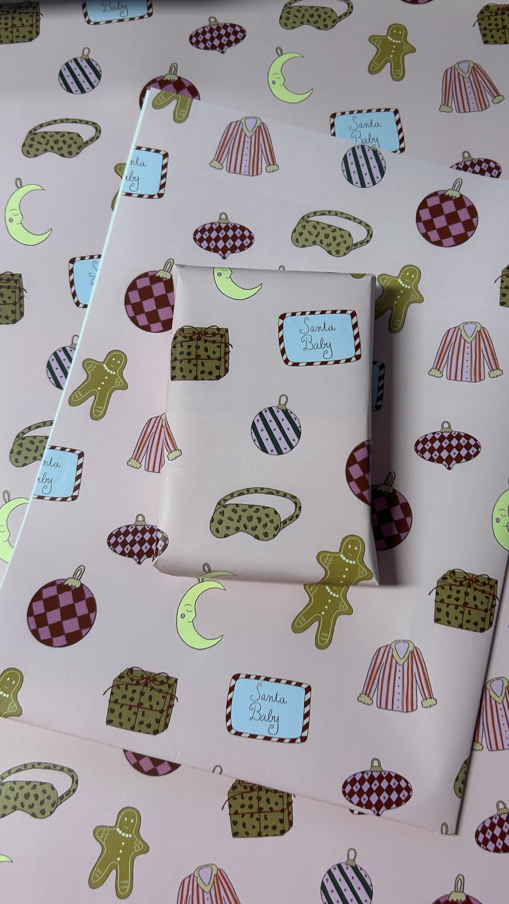 Papier cadeau Santa Baby ❄️