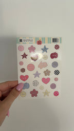 Planche stickers A6 boutons