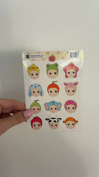 Planche stickers A6 Baby