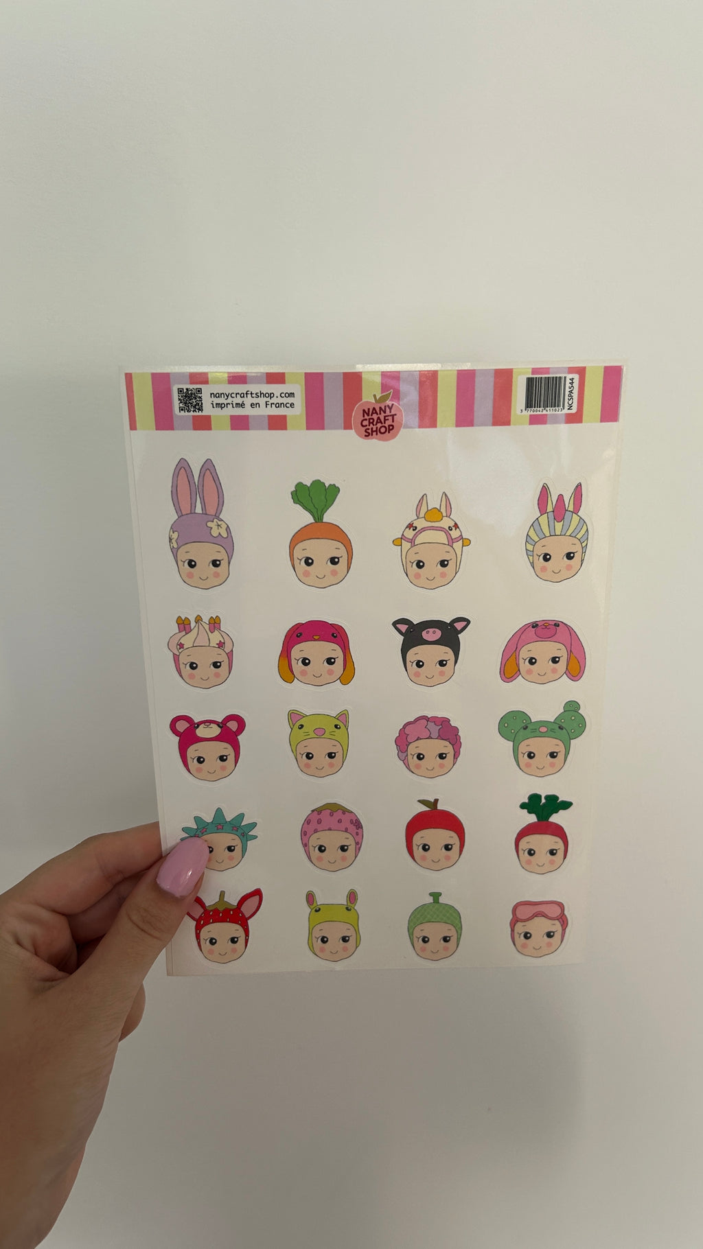 Planche stickers A5 Baby Maxi