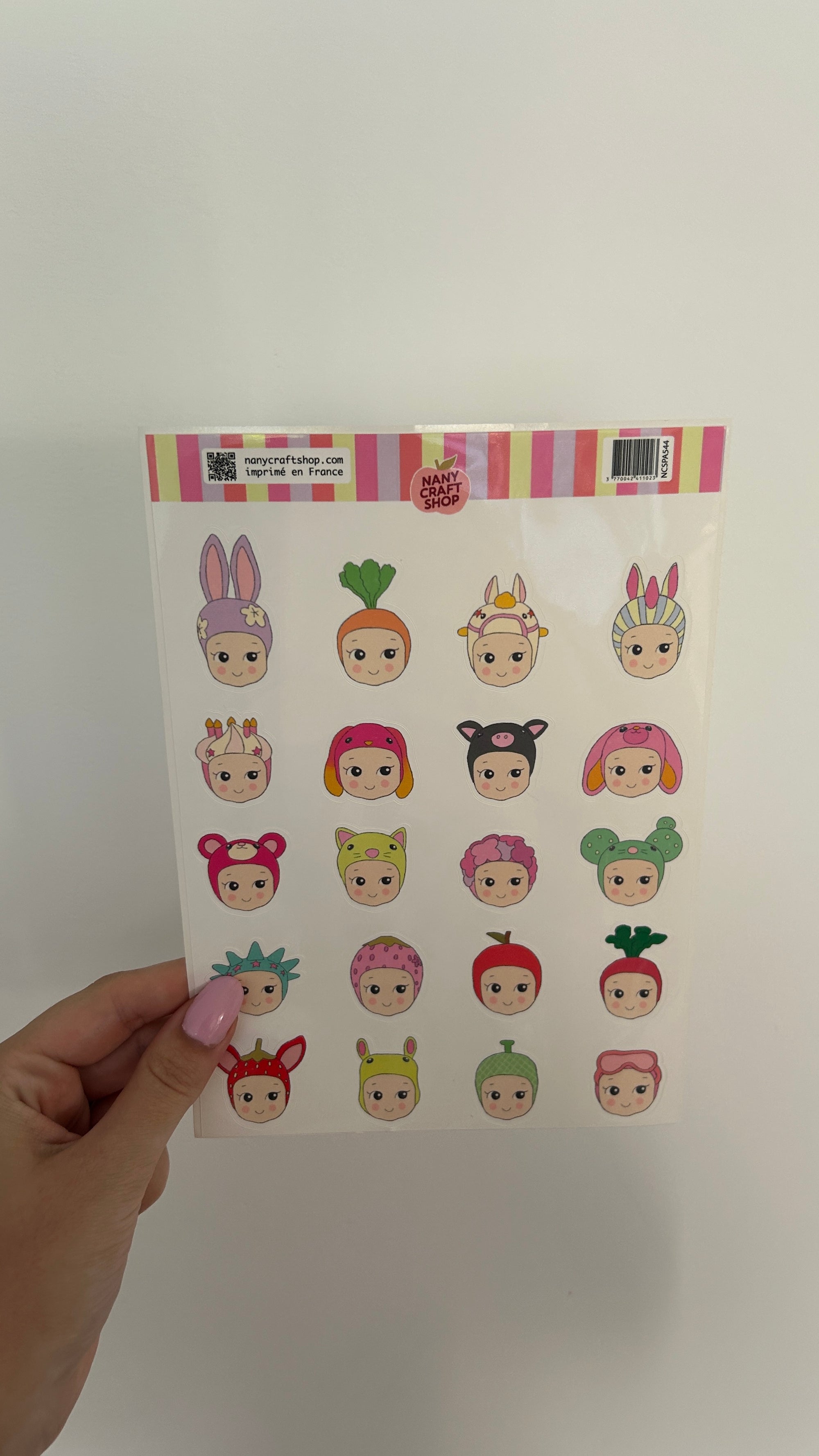 Planche stickers A5 Baby Maxi