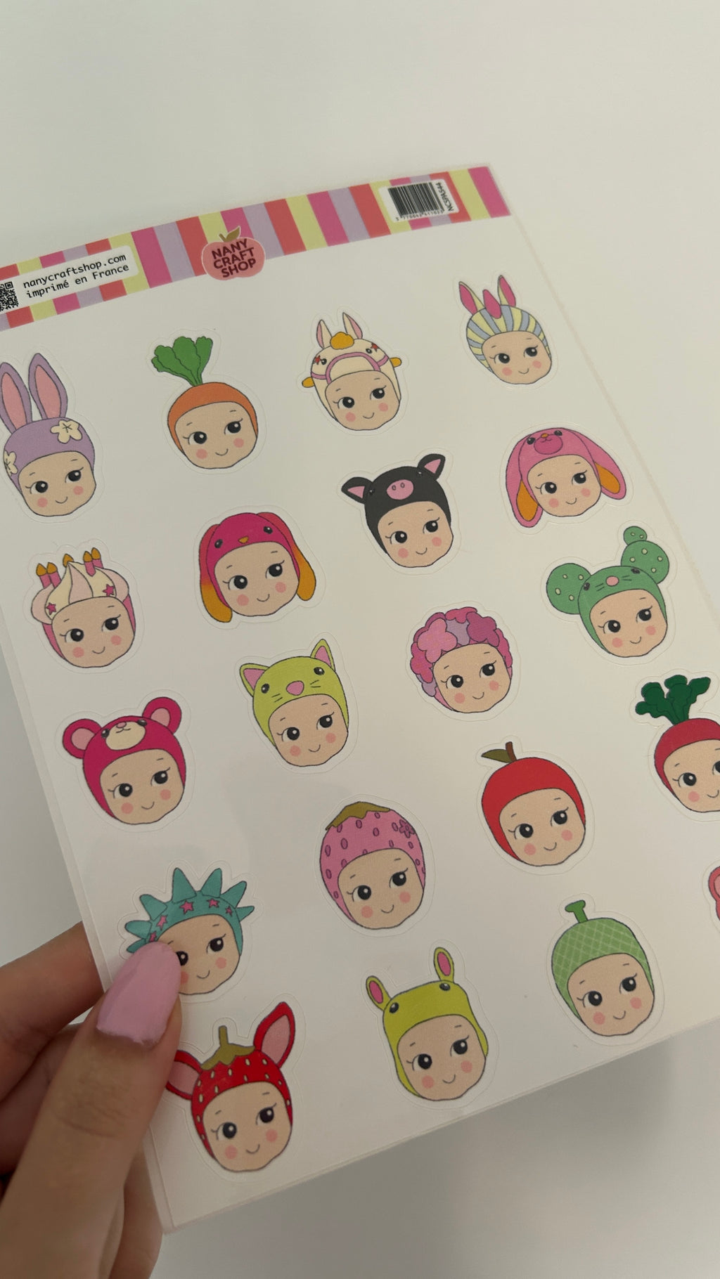 Planche stickers A5 Baby Maxi