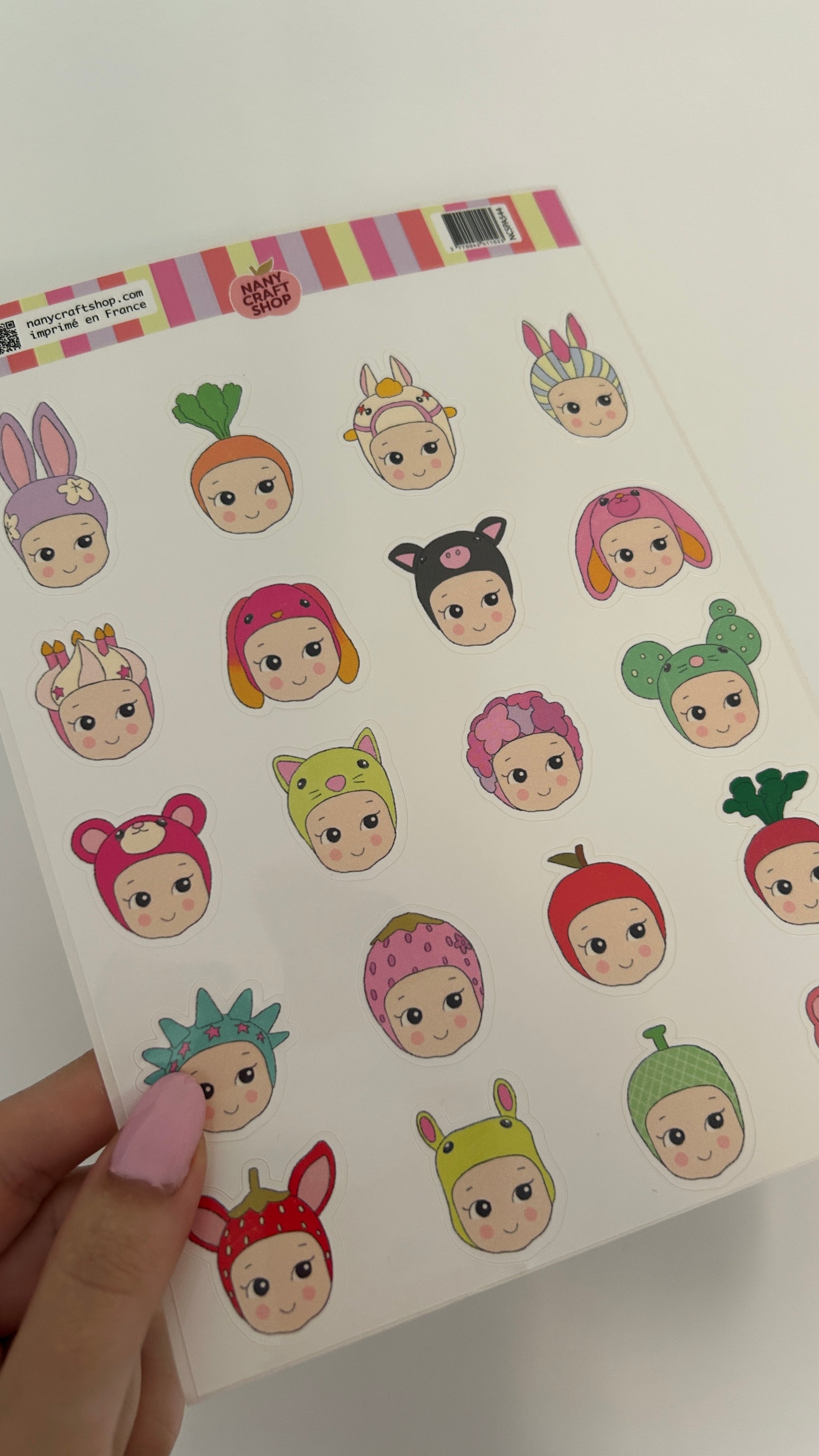 Planche stickers A5 Baby Maxi