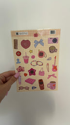 Planche stickers A5 Nostalgie