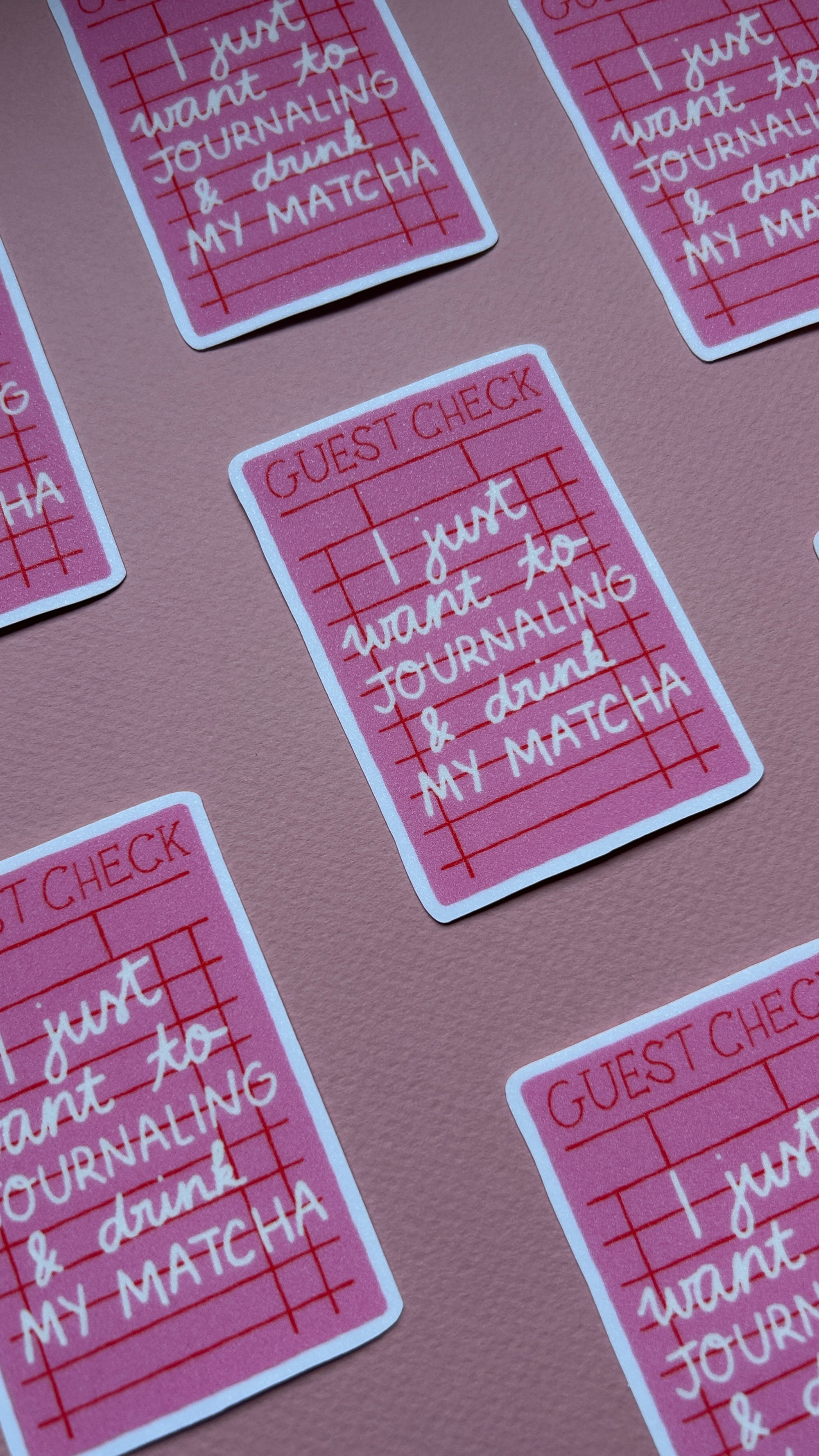 Sticker Liste Matcha XL