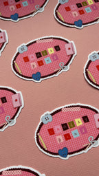 Sticker Crafty Girl XL