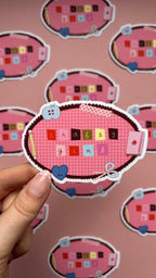 Sticker Crafty Girl XL