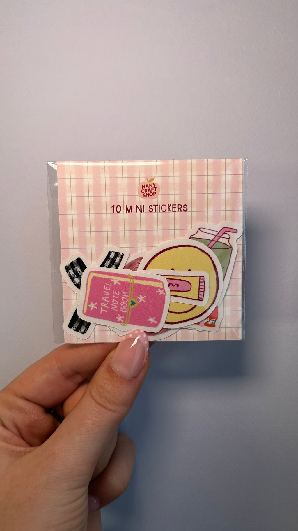Pack Girly 10 mini washi stickers