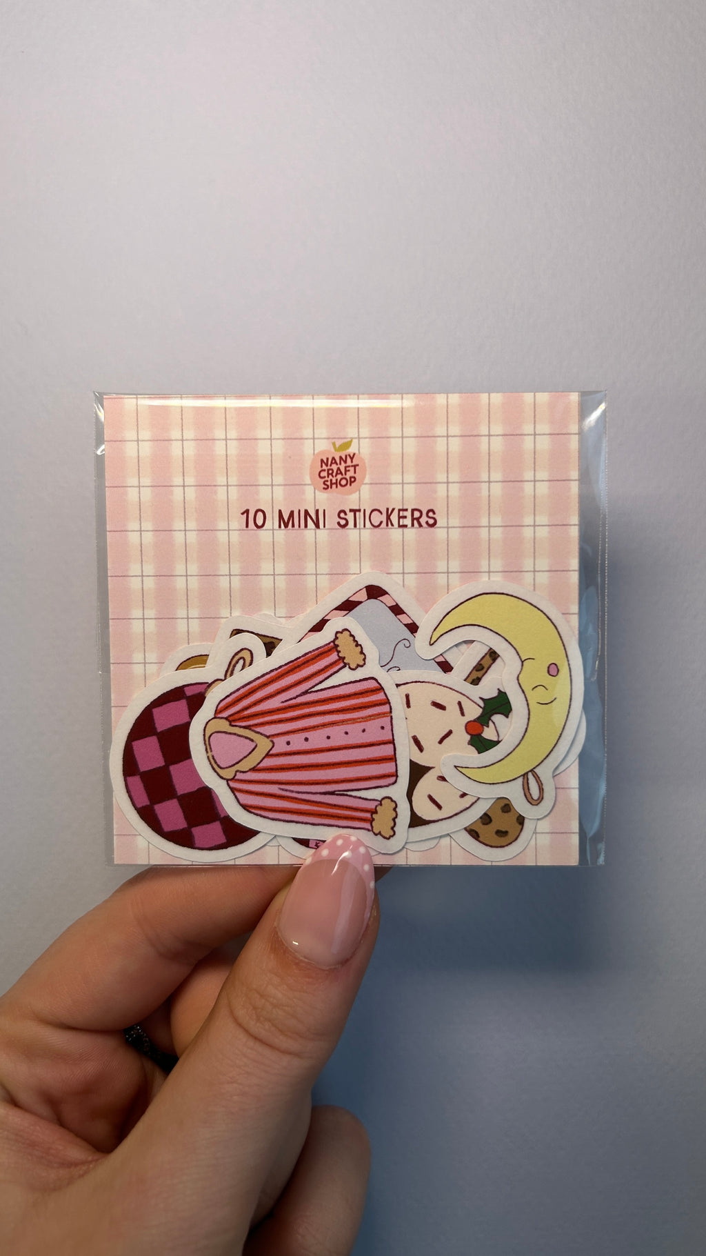 Pack Noël 10 mini washi stickers