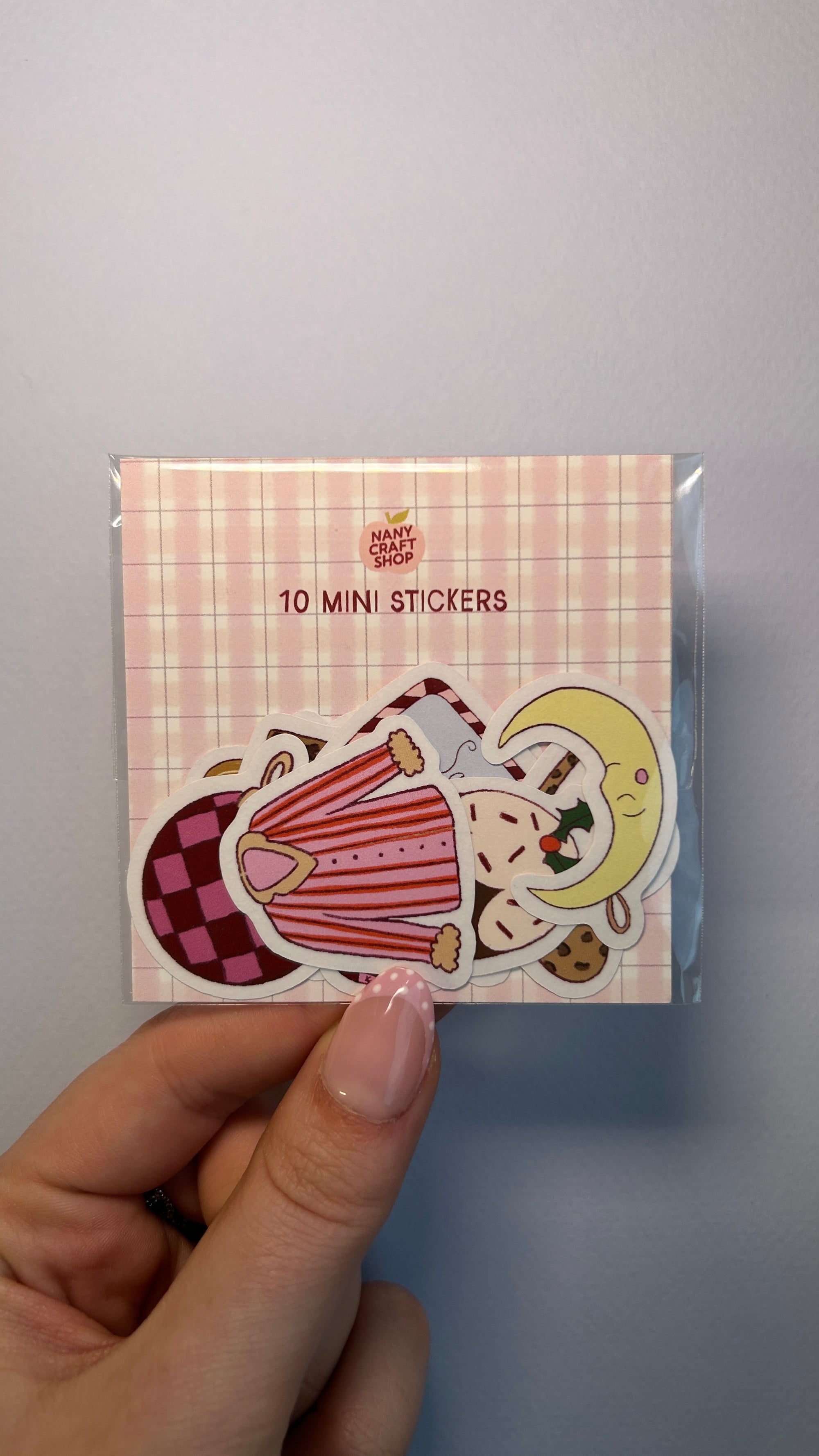 Pack Noël 10 mini washi stickers