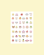 Planche stickers A5 Minis Baby 🐥