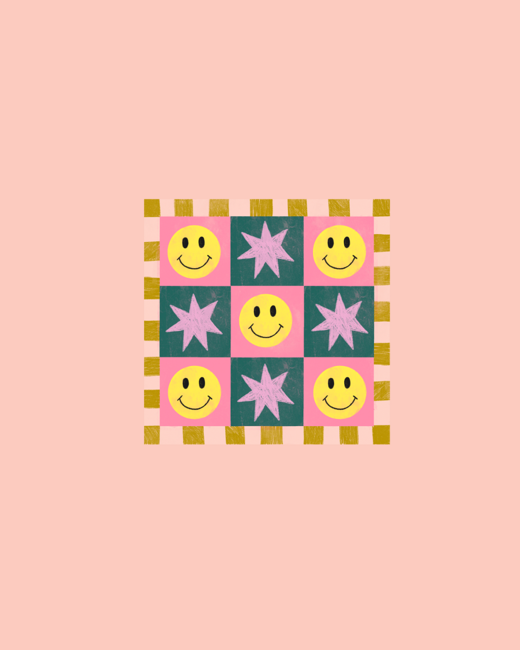 Smiley- und Sternenaufkleber 🤩