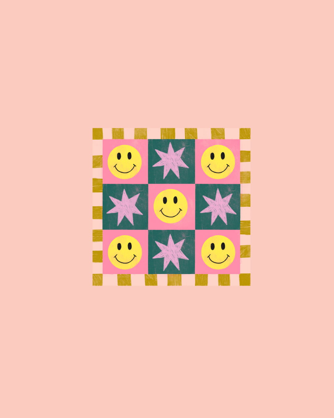 Sticker Smiley et Étoiles 🤩