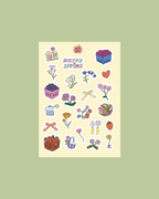 Planche stickers AVRIL A5
