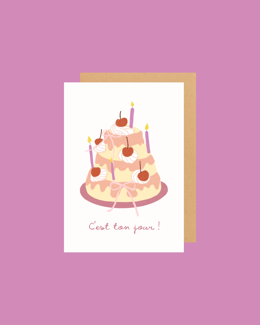 Carte de voeux C'est ton jour 🎂