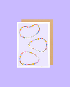 Carte de voeux Bracelet d'amitié 🎂