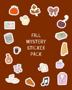Fall Mystery Sticker Pack 🍂