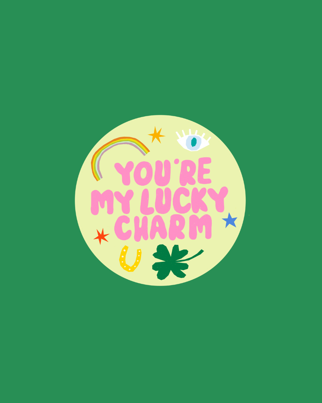 Sticker Lucky Charm 🍀