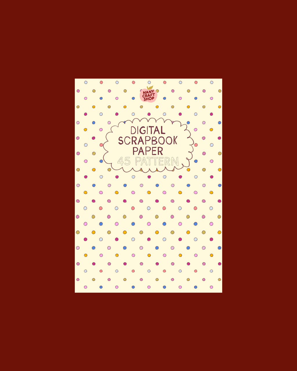 Digital Scrapbook Paper 45 motifs ⭐️