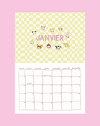 Calendrier 2026 - A4 - planche de stickers comprise !