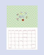 Calendrier 2026 - A4 - planche de stickers comprise !