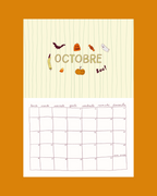 Calendrier 2026 - A4 - planche de stickers comprise !