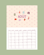 Calendrier 2026 - A4 - planche de stickers comprise !