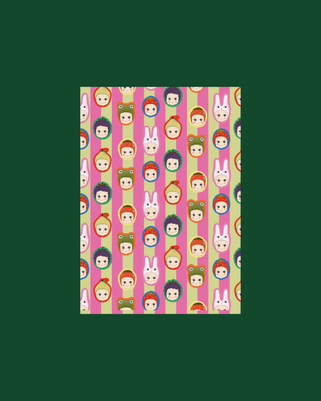 A6 baby card