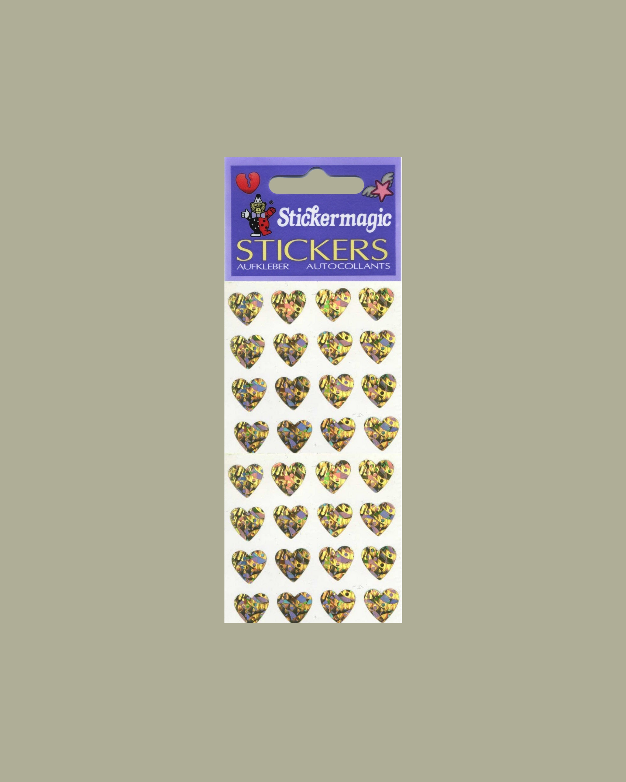 Sticker Magic Mini Coeurs Or