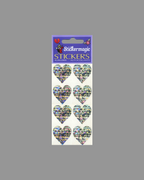 Sticker Magic Maxi Coeurs Argent