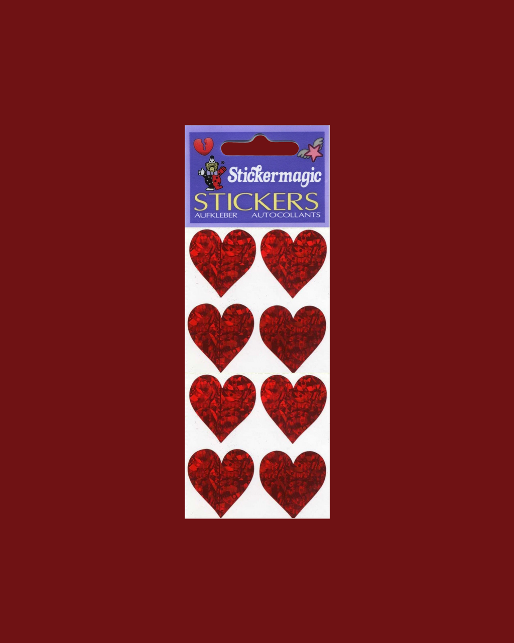 Sticker Magic Maxi Coeur Rouge ❤️