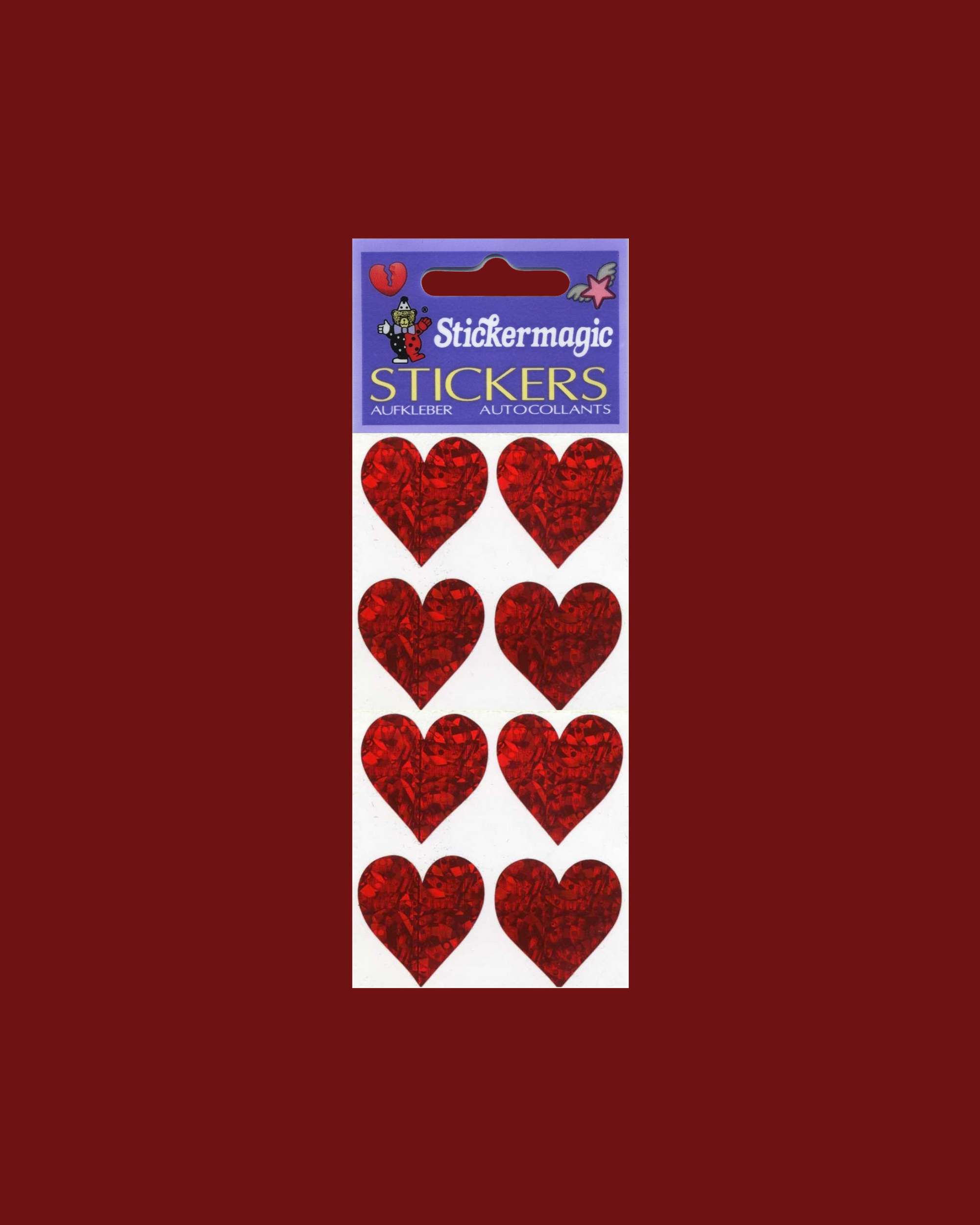 Sticker Magic Maxi Coeur Rouge ❤️