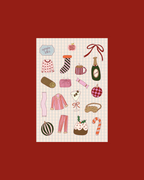 Planche stickers Décembre A5