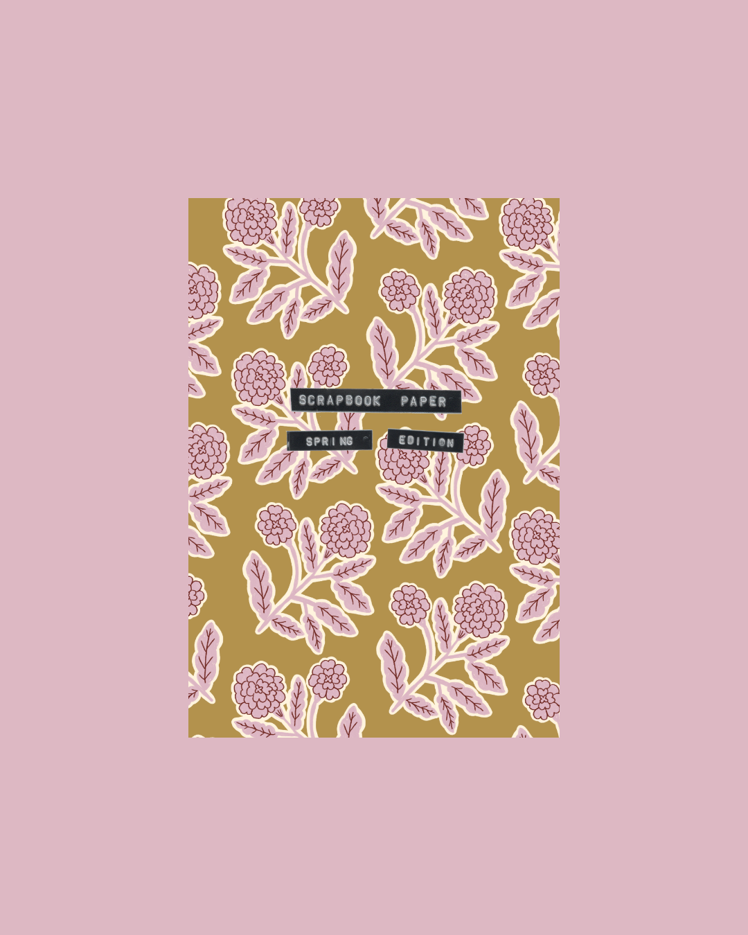 Scrapbook paper - spring edition 🦋