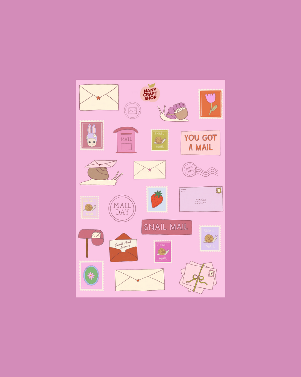 JUNI A5 Stickerbogen