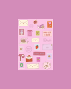 JUNI A5 Stickerbogen