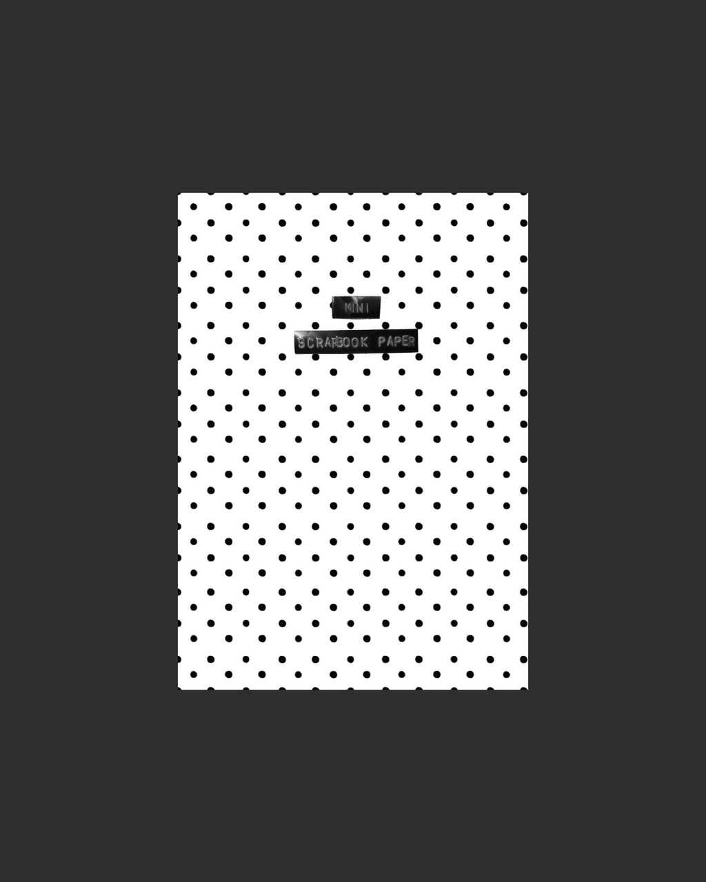 Scrapbook paper Janvier A5 20 pages