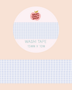 Washi Tape - vichy bleu