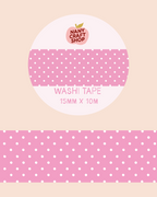 Washi Tape - polka dot rose