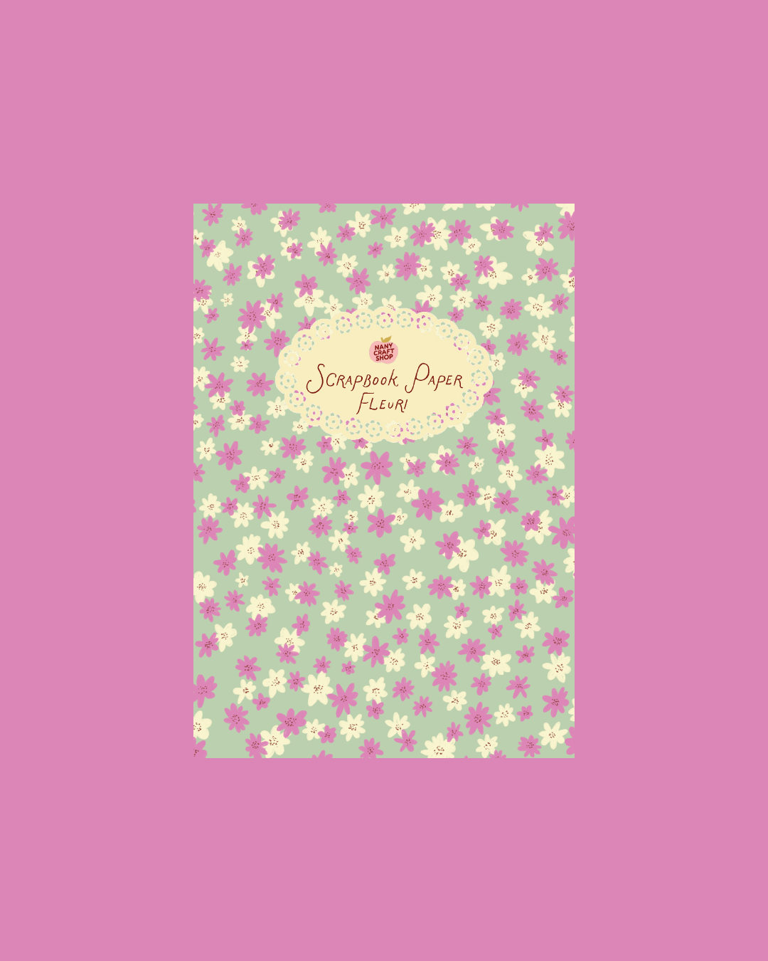 Scrapbook paper fleuri 💐