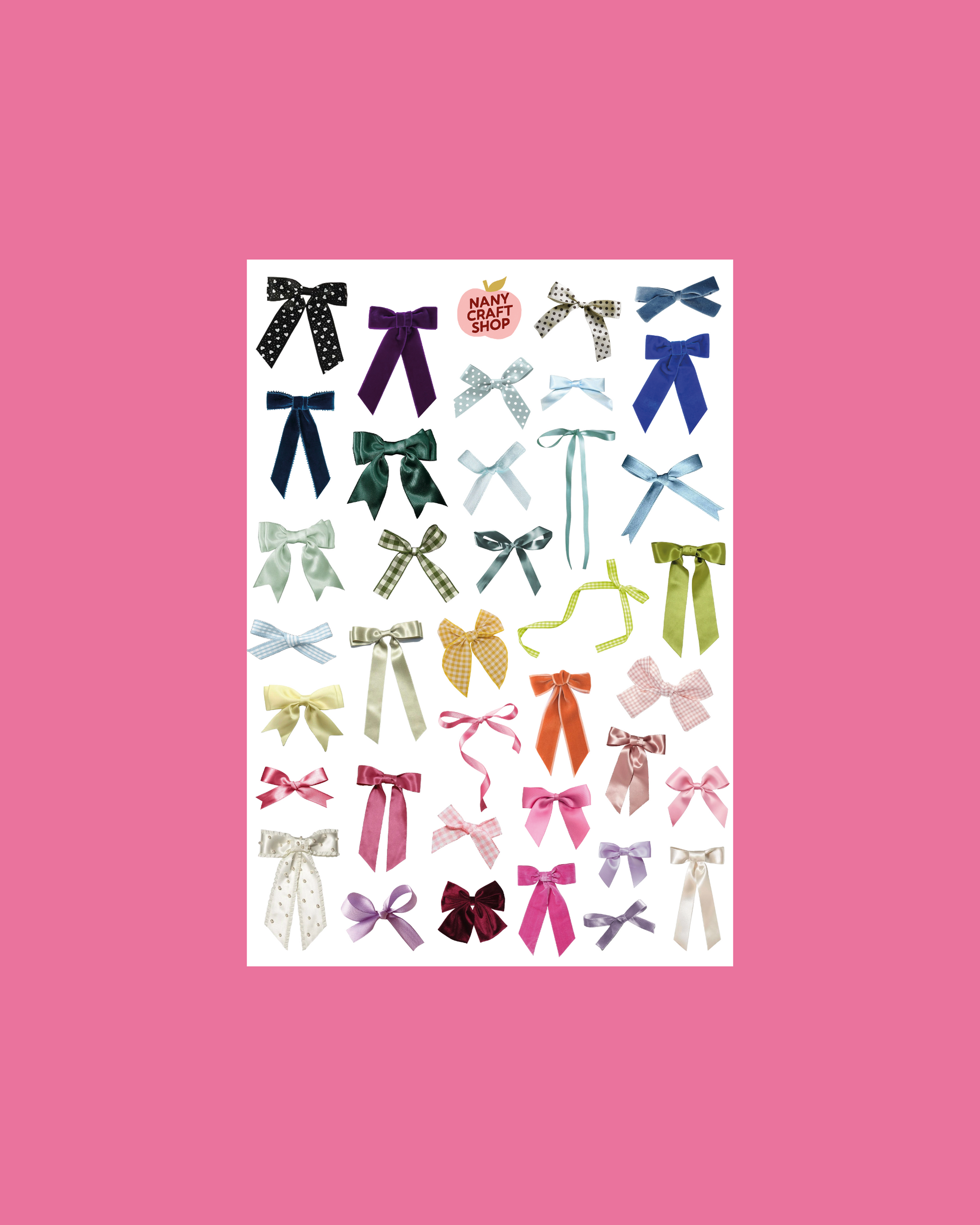 A5 realistic knot sticker sheet