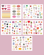 🍎 STICKER LOVER MINI BOOK edition 2 🍎carnet de + de 150 stickers A5